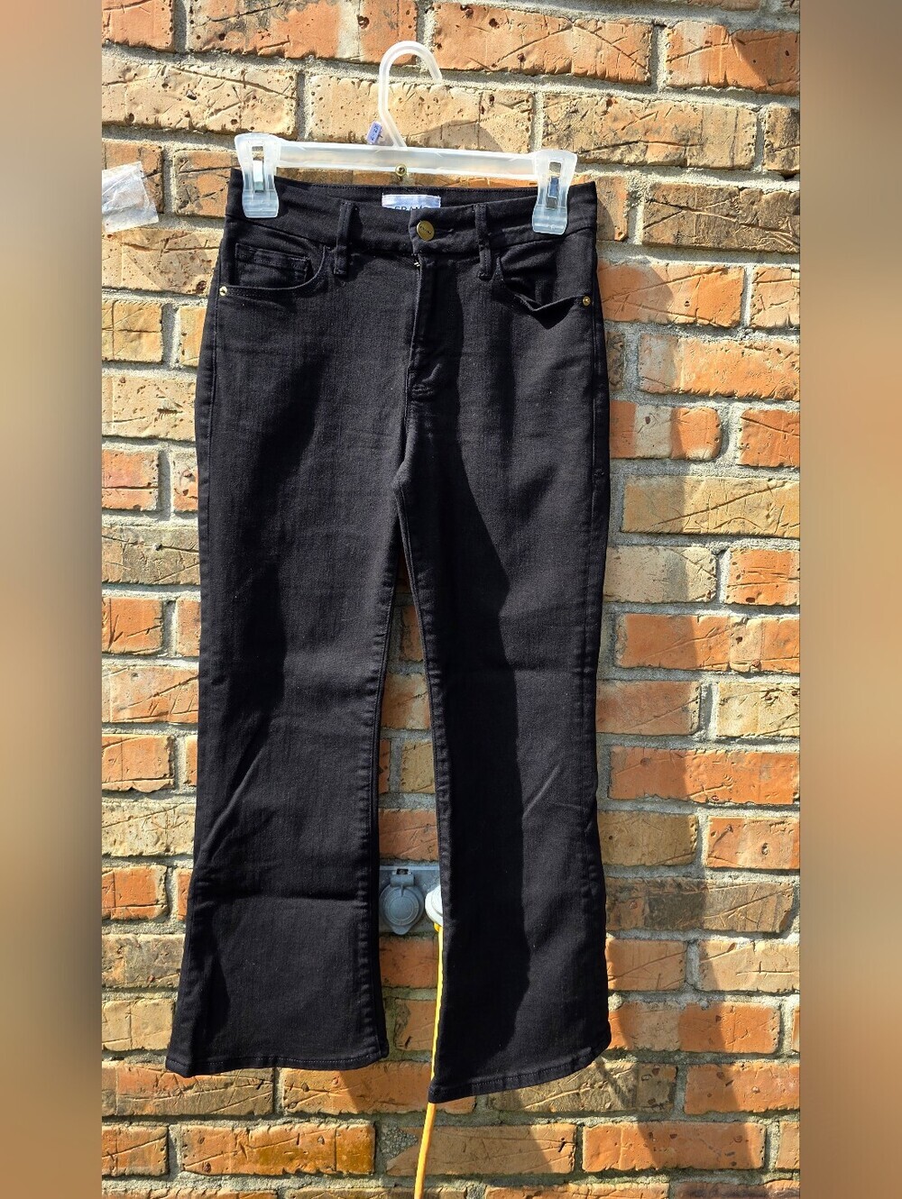FRAME Women's Le Pixie Crop Mini Boot Jeans, - Picture 7 of 16